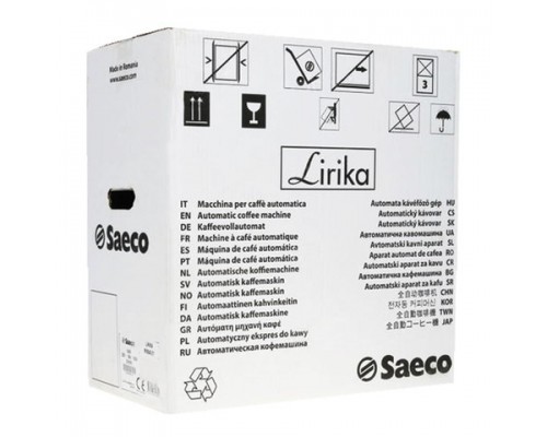 Кофемашина SAECO LIRIKA One Touch Cappuccino,1850Вт,объем 2,5л,ем. для зерен 500 г,автокапуч.,серебр