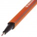 Ручка капиллярная (линер) BRAUBERG Aero, ОРАНЖЕВАЯ, трехгранная, металлич. наконечник, 0,4мм, 142249