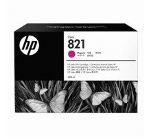 Картридж струйный HP (G0Y87A) Latex 110 Printer №821, цвет пурпурный, оригинальный, объем 400 мл