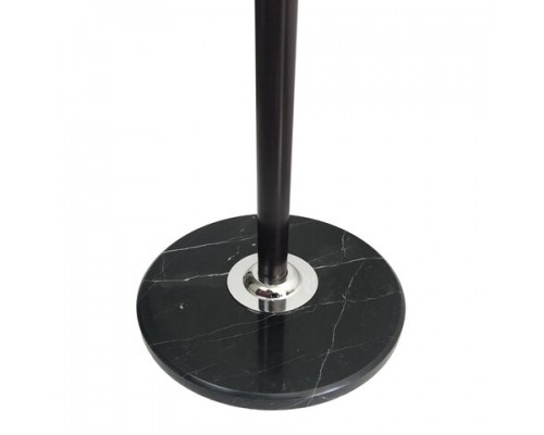 Вешалка-стойка BRABIX CR-848 на мраморном диске, металл, 4+3 крючка, цвет коричневый,606435