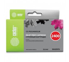 Картридж струйный CACTUS (CS-PGI2400XLM) для CANON iB4040/MB5040/MB5340, пурпурный