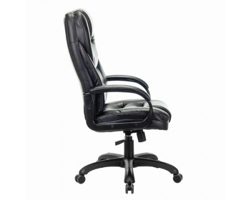 Кресло офисное BRABIX PREMIUM Nord EX-590, черный пластик, экокожа, черное, 532097