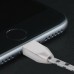 Кабель USB 2.0-Lightning, 1м,SONNEN Premium, медь, для iPhone/iPad, передача данных и зарядка,513126