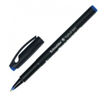 Ручка-роллер SCHNEIDER (Германия) "Topball 845", СИНЯЯ, корпус черный, узел 0,5 мм, линия письма 0,3 мм, 184503