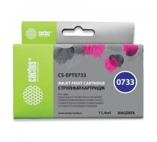 Картридж струйный CACTUS (CS-EPT0733) для EPSON Stylus С79/СХ3900/4900/5900/7300, пурпурный