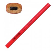 Карандаш столярный KOH-I-NOOR, 1 шт., НВ, грифель 5х2 мм, корпус красный, 153600200177