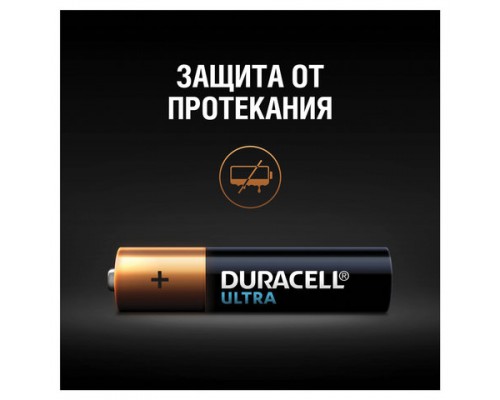 Батарейки КОМПЛЕКТ 2 шт, DURACELL Ultra, AAA(LR03,24А),алкалиновые,мизинчиковые,блистер(ш/к0425)