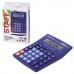 Калькулятор настольный STAFF STF-888-12-BU (200х150мм) 12 разрядов, двойное питание, СИНИЙ, 250455