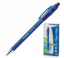 Ручка шариковая автоматическая сгрипом PAPER MATE "Flexgrip Ultra RT", СИНЯЯ, soft-touch, узел 1,2 мм, линия письма 1 мм, S0190433