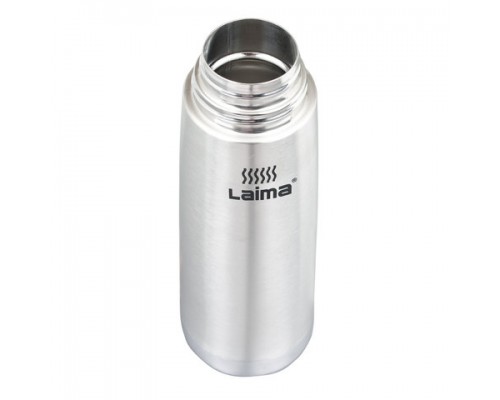 Термос LAIMA классический с узким горлом, 0,5 л, нержавеющая сталь,601412