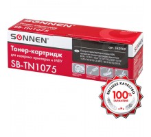 Картридж лазерный SONNEN (SB-TN1075) для BROTHER HL-1110R/1112R/DCP-1512/MFC-1815, ВЫСШЕЕ КАЧЕСТВО, ресурс 1000 стр., 362909