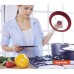 Крышка для любой сковороды и кастрюли универсальная 3 размера (24-26-28см) бордовая, DASWERK, 607590