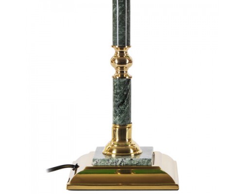 Светильник настольный из мрамора GALANT (основание-зеленый мрамор с золотистой отделкой) 231197