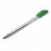 Ручка шариковая масляная BRAUBERG Extra Glide, ЗЕЛЕНАЯ, трехгранная, узел 1мм, линия 0,5мм, 142137