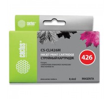 Картридж струйный CACTUS (CS-CLI426M) для CANON Pixma MG5140/5240/6140/8140, пурпурный