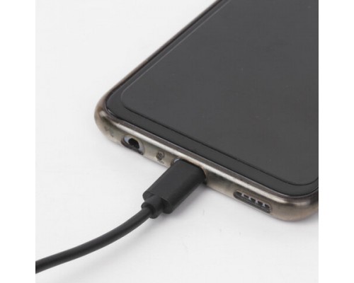Кабель USB2.0-micro USB, 1м, SONNEN, медь, для передачи данных и зарядки, черный, 513115