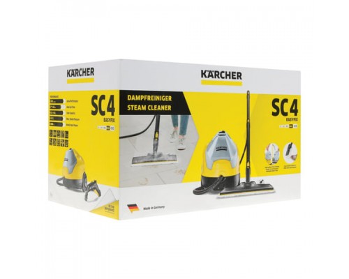 Пароочиститель KARCHER SC 4 EasyFix,мощность2000Вт,давление 3,5бар,объем 0,5/0,8л,желтый,1.512-450.0