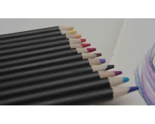 Карандаши художественные цветные BRAUBERG ART CLASSIC, 12 цветов, МЯГКИЙ грифель 3,3 мм, 181536