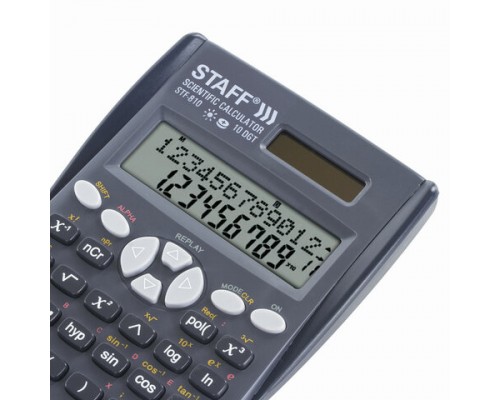 Калькулятор инженерный STAFF STF-810 (161х85мм), 240 функций, 10+2 разрядов, дв.питание, 250280