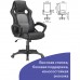 Кресло компьютерное BRABIX Rider Plus EX-544 КОМФОРТ, экокожа, черное/серое, 531582