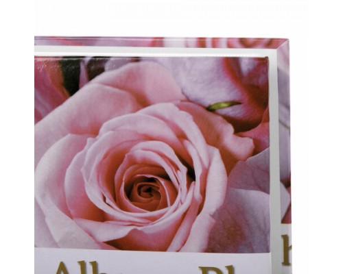 Фотоальбом BRAUBERG на 304 фото 10*15см, твердая обложка, Романтика, голубой с розовым, 390675