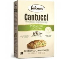 Печенье сахарное FALCONE "Cantucci" с фисташками и цедрой лимона, 180 г, картонная упаковка, MC-00013538