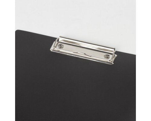 Доска-планшет STAFF с прижимом А4 (315х235 мм), пластик, 1 мм, черная, 229223