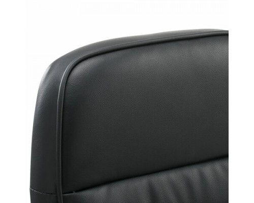 Кресло офисное BRABIX Stark EX-547, экокожа, хром, черное, 531948