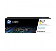 Картридж лазерный HP (CF542X) LaserJet Pro M254/M280/M281, №203X, желтый, оригинальный, ресурс 2500 страниц