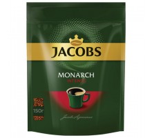 Кофе растворимый JACOBS "Monarch Intense" 150 г, сублимированный, 8051499