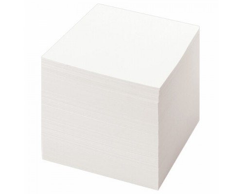 Блок для записей STAFF проклеенный, куб 8*8 см,1000 листов, белый, белизна 90-92%, 120382