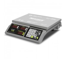 Весы торговые MERTECH M-ER 326-15.2 LED (0,05-15 кг), дискретность 2 г, платформа 325x230 мм, без стойки, 3042