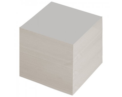 Блок для записей STAFF непроклеенный, куб 9*9*9 см, белый, белизна 70-80%, 126575