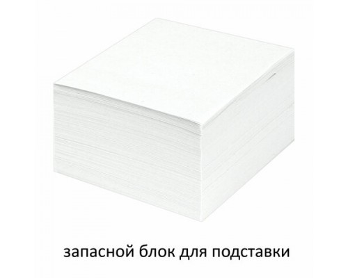 Блок для записей STAFF непроклеенный, куб 8*8*4 см, белый, белизна 90-92%, 126368