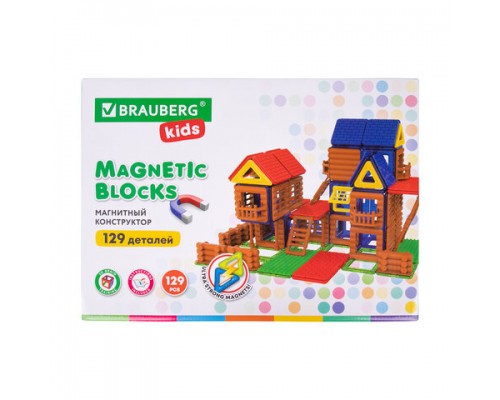 Магнитный конструктор MAGNETIC BUILD BLOCKS-129 