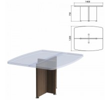 Каркас базы стола для переговоров "Приоритет", 1400х1200х750 мм, лагос, К-912, К-912 лагос