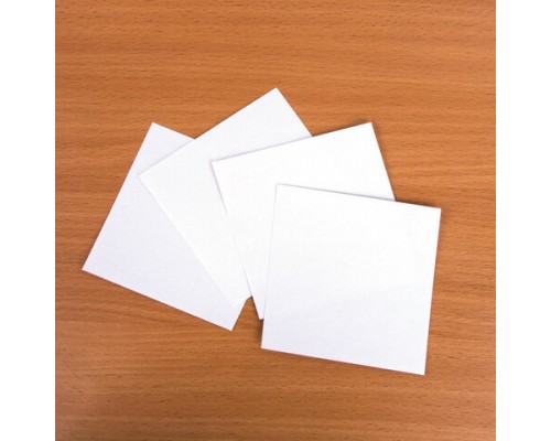Блок для записей STAFF проклеенный, куб 8*8 см,1000 листов, белый, белизна 90-92%, 120382