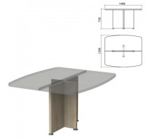 Каркас базы стола для переговоров "Приоритет" (1400х1200х750 мм), кронберг, К-912, К-912 кронберг