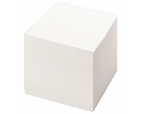 Блок для записей STAFF непроклеенный, куб 9*9*9 см, белый, белизна 90-92%, 126366