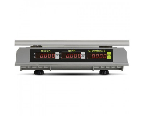 Весы торговые MERTECH M-ER 326-32.5 LED (0,1-32кг), дискретность 5г, платформа 325x230мм, без стойки