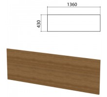 Экран-перегородка "Бюджет", 1360х16х430 мм, БЕЗ ФУРНИТУРЫ, орех французский, 402667-190