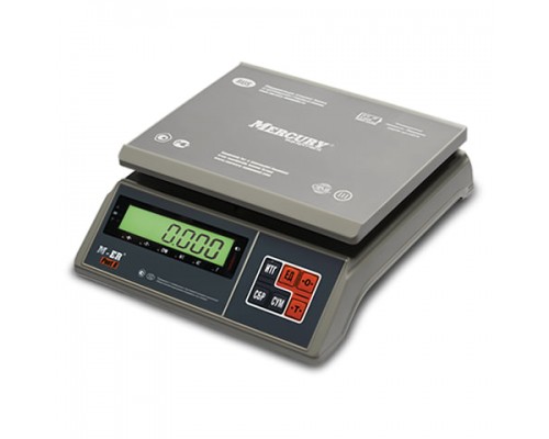 Весы фасовочные MERTECH M-ER 326AFU-3.01 LCD (0,01-3кг) дискретность 1г, платф.255x205
