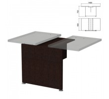 Каркас модуля стола для переговоров "Приоритет" (1400х900х750 мм), венге, К-914, К-914 венге