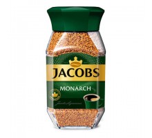 Кофе растворимый JACOBS "Monarch" 270 г, стеклянная банка, сублимированный, 8052852