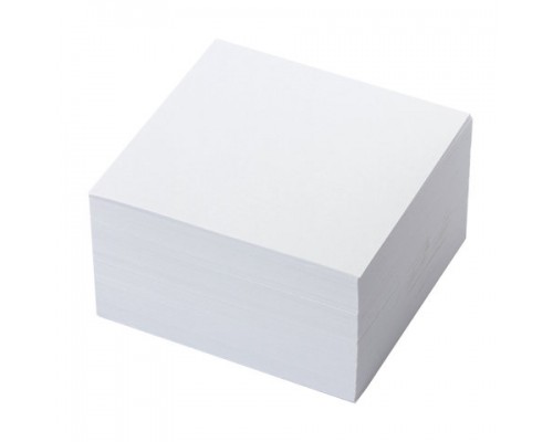 Блок для записей BRAUBERG непроклеенный, куб 9*9*5 см, белый, белизна 95-98%, 122338