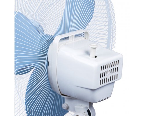 Вентилятор напольный SONNEN FS40-A104 Line, 45Вт, 3 скоростных режима, белый/синий, 451034
