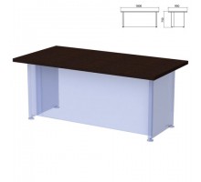 Столешница стола письменного "Приоритет" (1800х900х750 мм), венге, К-903, К-903 венге