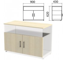 Крышка и фасады тумбы для оргтехники "Канц" 900х430х620 мм, цвет дуб молочный, ТК28.15.1